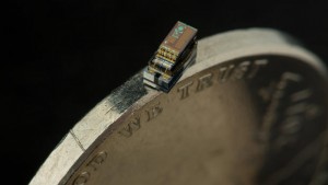 Michigan Micro Mote-world's smallest computer-Courtesy CBS News